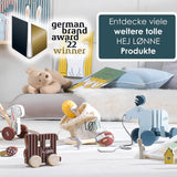 HEJ LØNNE juego de 2 cascabeles de madera - Maracas infantiles - instrumento musical de madera para favorecer la motricidad, la coordinación y el comportamiento social - cascabel de madera para niños - juguete infantil Juguetes Bebe Naty Shop