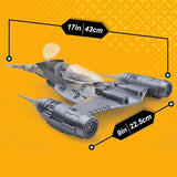 Star Wars Epic Hero Series N-1 Starfighter of the Mandalorian, figuras de acción grandes y accesorios emocionantes para maniobras emocionantes, figuras de acción de regalo emocionantes Naty Shop