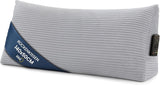 Almohada de plumas, cojín de respaldo, almohada de terciopelo, ancho 70 cm - almohada de lectura para cama, sofá y sofá, almohada de sofá grande, almohada de pared, almohada de sofá, almohada de lectura, almohada de respaldo, gris claro