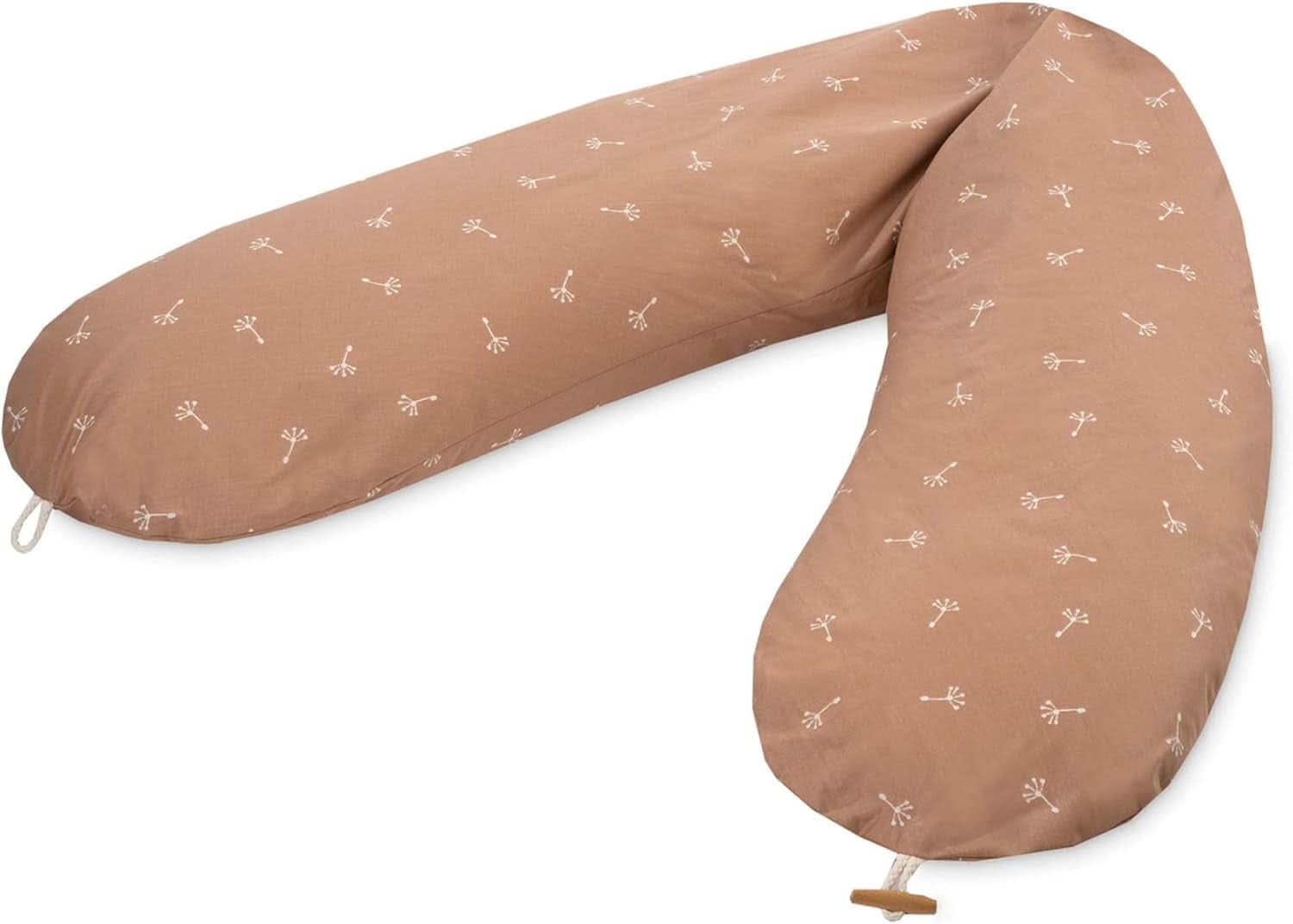 Julius Zöllner Cojín de lactancia ecológico 190 cm, relleno 42 litros Microperlas de Eps, fabricado en Alemania Accesorios Alimentación y Lactancia Baby Naty Shop Flowery