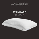 TEMPUR-PEDIC Almohada Symphony Fabricada en viscoelástica, Lujosa, Suave, Estándar, Blanco Almohadas estándar Naty Shop