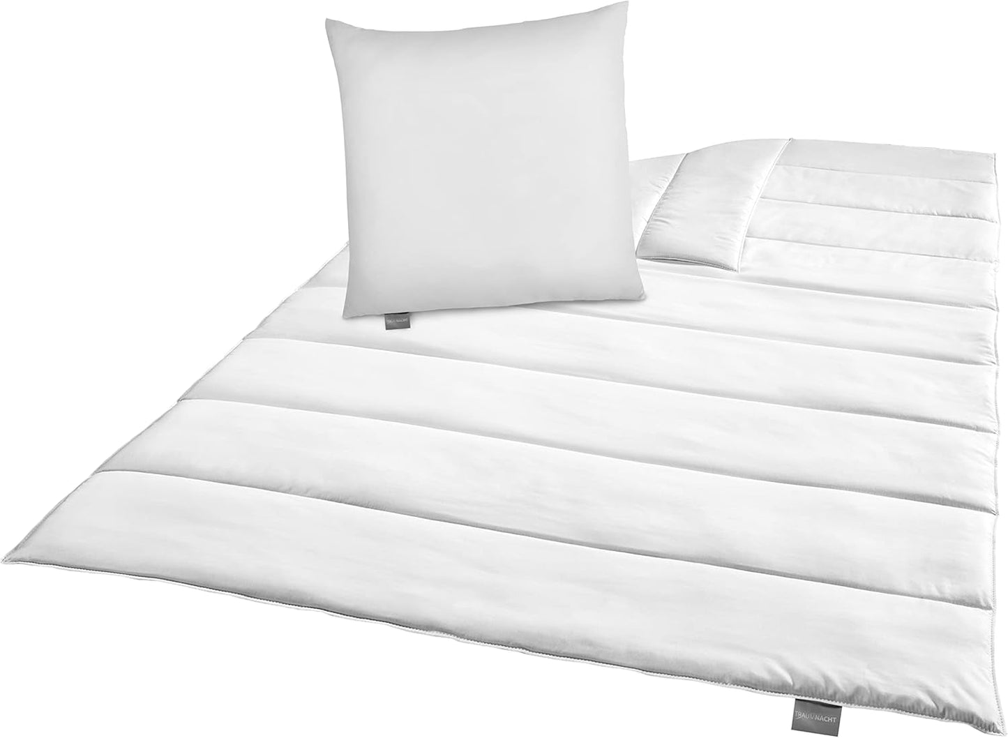 Juego de cama Traumnacht Green - Edredón para todas las estaciones 135X200 Cm + almohada 80X80 Cm, duradero con funda de microfibra, fabricado según el estándar de calidad alemán Edredones y edredones Naty Shop Juego de cama para todas las estaciones (manta + almohada 80X80) 135 X 200