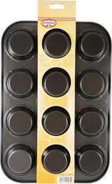 Dr. Oetker Muffinform 12-Er Mini Ø 7 Cm, Cupcake Form Für Saftige Muffins, Muffinblech Mit Antihaftbeschichtung, Menge: 1 Stück Moldes y bandejas para hornear Naty Shop