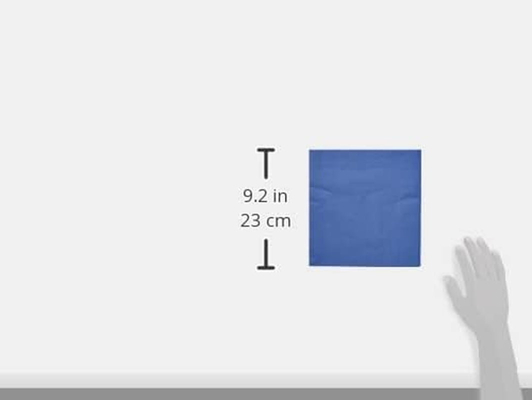 SER4230239 Servilleta 40 X 40, 2 capas, pliegue 1/4, 100 servilletas, 2 capas, borde liso, azul