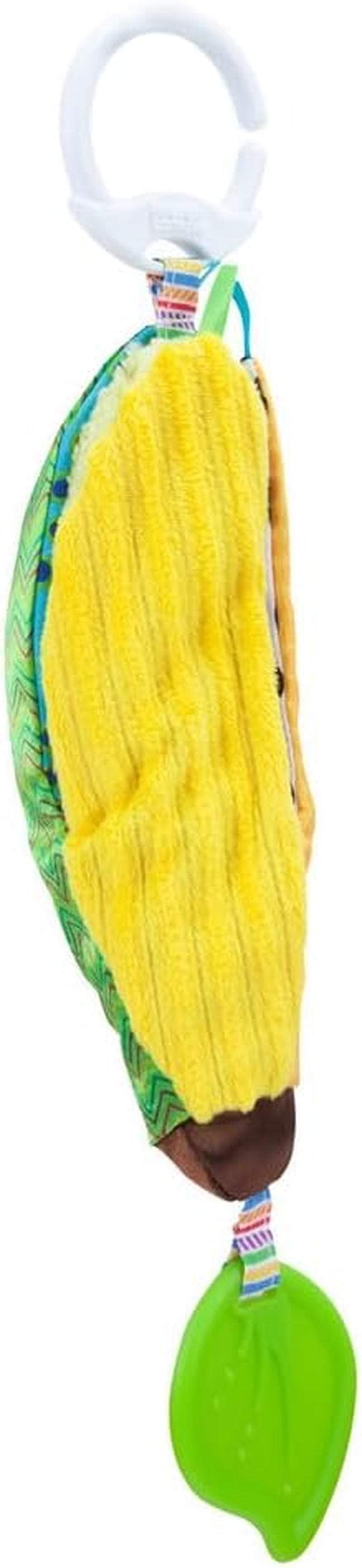 LAMAZE Bea the Banana, Cochecito con Clip y Cochecito Juguete Recién Nacido, Juguete Sensorial Bebé con Colores y Sonidos, Juguete de Desarrollo para Niños y Niñas 0-24 Meses, Juguetes Bebé Amarillo Naty Shop Bea The Banana