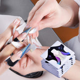 100 plantillas de uñas de gel, accesorios de uñas artificiales, plantillas de uñas autoadhesivas para arte de uñas, uñas de gel, extensiones de uñas artificiales