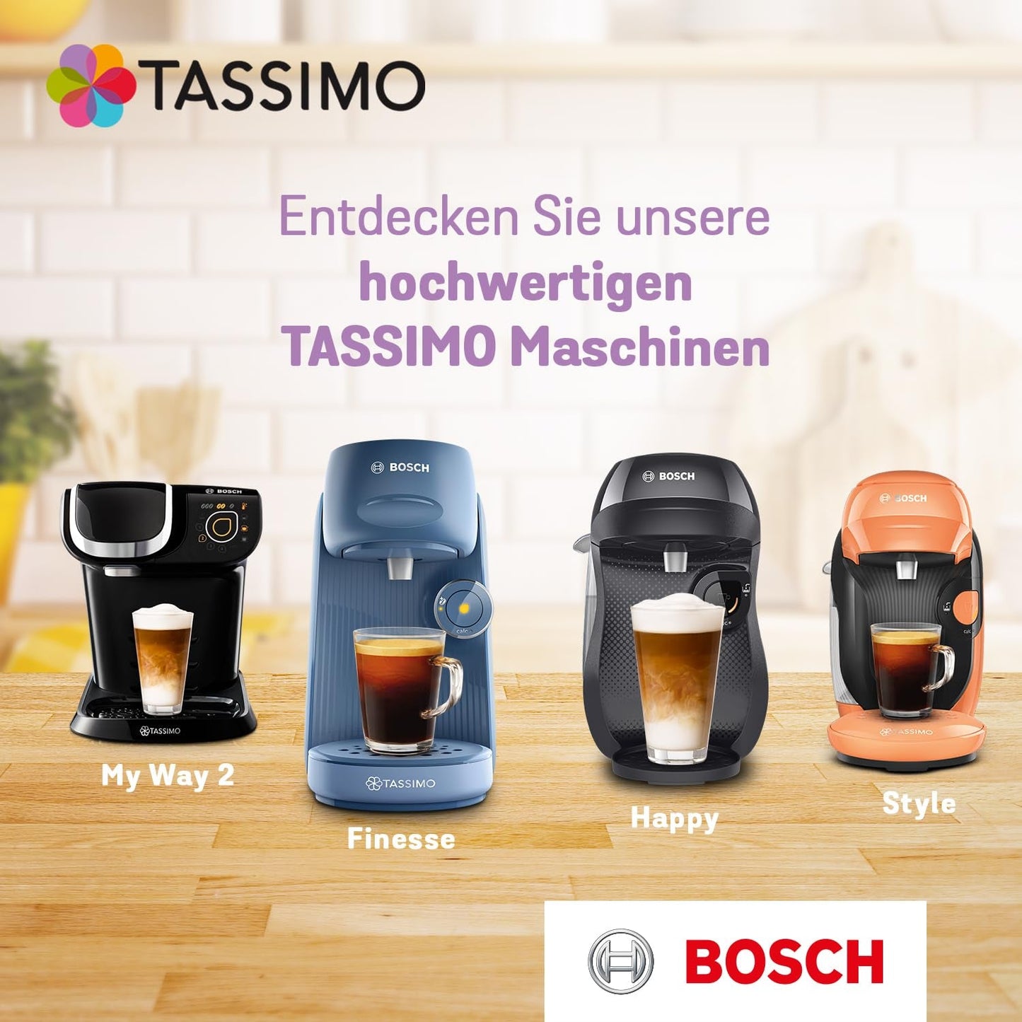 Tassimo Kapseln Cadbury Kakao, 5 x 10 almohadillas, 50 Kakaokapseln