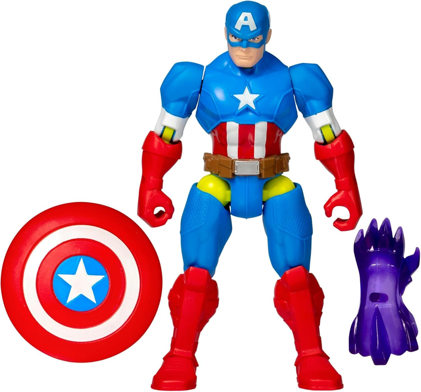 Mixmashers Marvel Capitán América Vengadores Mix-And-Match Figuras de acción y accesorios Figuras de acción Naty Shop Capitán América