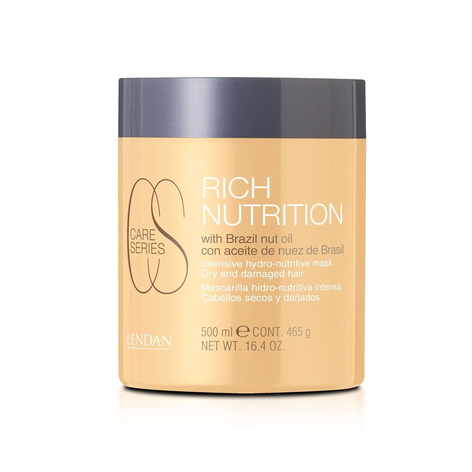 Mascarilla capilar hidratante - Nutrición rica - 500 ml - cabello seco y dañado - con aceite de nuez de Brasil - nutre y aporta hidratación intensa al cabello, repara Naty Shop Mascarilla Capilar Título predeterminado
