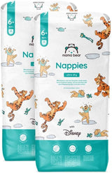 Pañales Mama Bear Disney Ultra Dry talla 4 (8-14 kg), blanco, 84 piezas (1 paquete)
