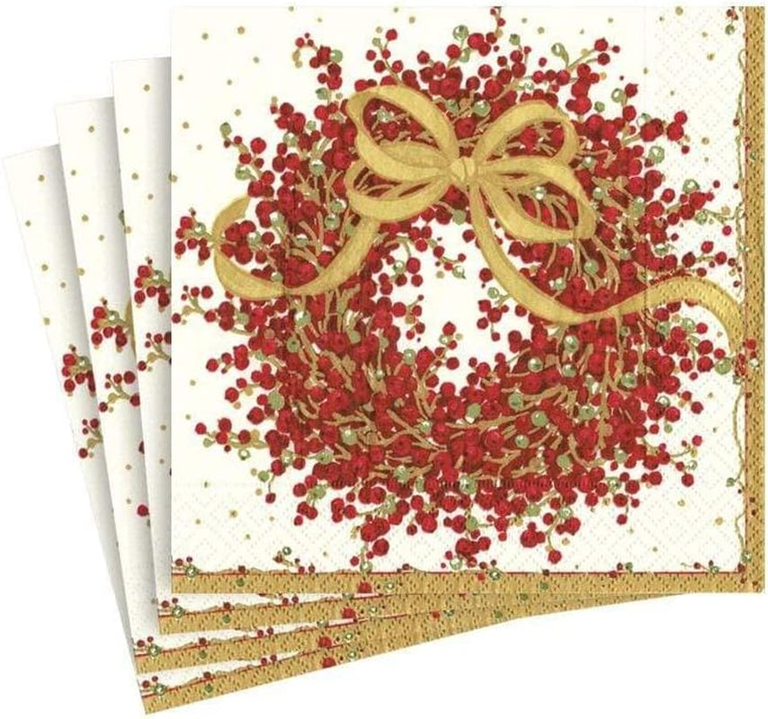 8070C Servilletas de papel de tres capas, 20 piezas, 25 x 25 cm, Pepperberry