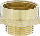 Racor roscado de latón Gardena: conector de latón para conexión por ambos lados, p. a bombas, rosca de tubo 26,5 mm (G 3/4 pulgadas) (7260-20)