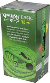 C2607A Manguera Basic – Manguera extensible con presión de agua, verde, 7,5 metros