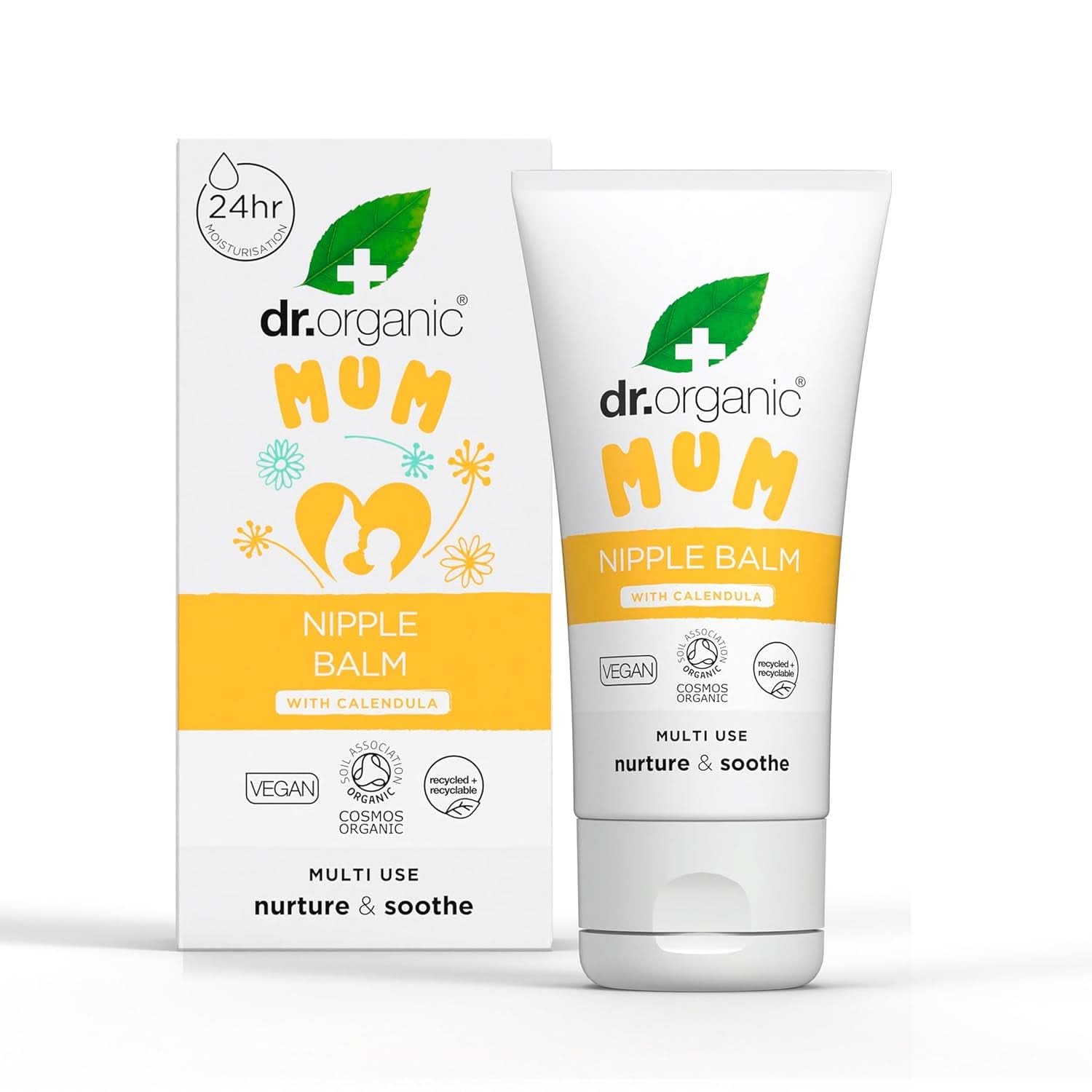 Dr Organic Bálsamo para Pezones con Caléndula, Lanolina, Alivio Natural, Para heridas y pezones agrietados, 30 ml Accesorios Alimentación y Lactancia Bebe Naty Shop