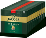 Jacobs Kaffeekapseln Krönung Crema, Intensidad 6/12, 10 x 20 Getränke, Nespresso* compatible Kaffee Kapseln, 200 Kapseln