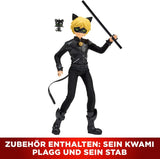 BANDAI - Miraculous Ladybug - Muñeca Maniquí 26cm - Motan Noir - Licencia Oficial Miraculous - Muñeca Articulada Motan Noir - Juguete a partir de 4 años - P50002