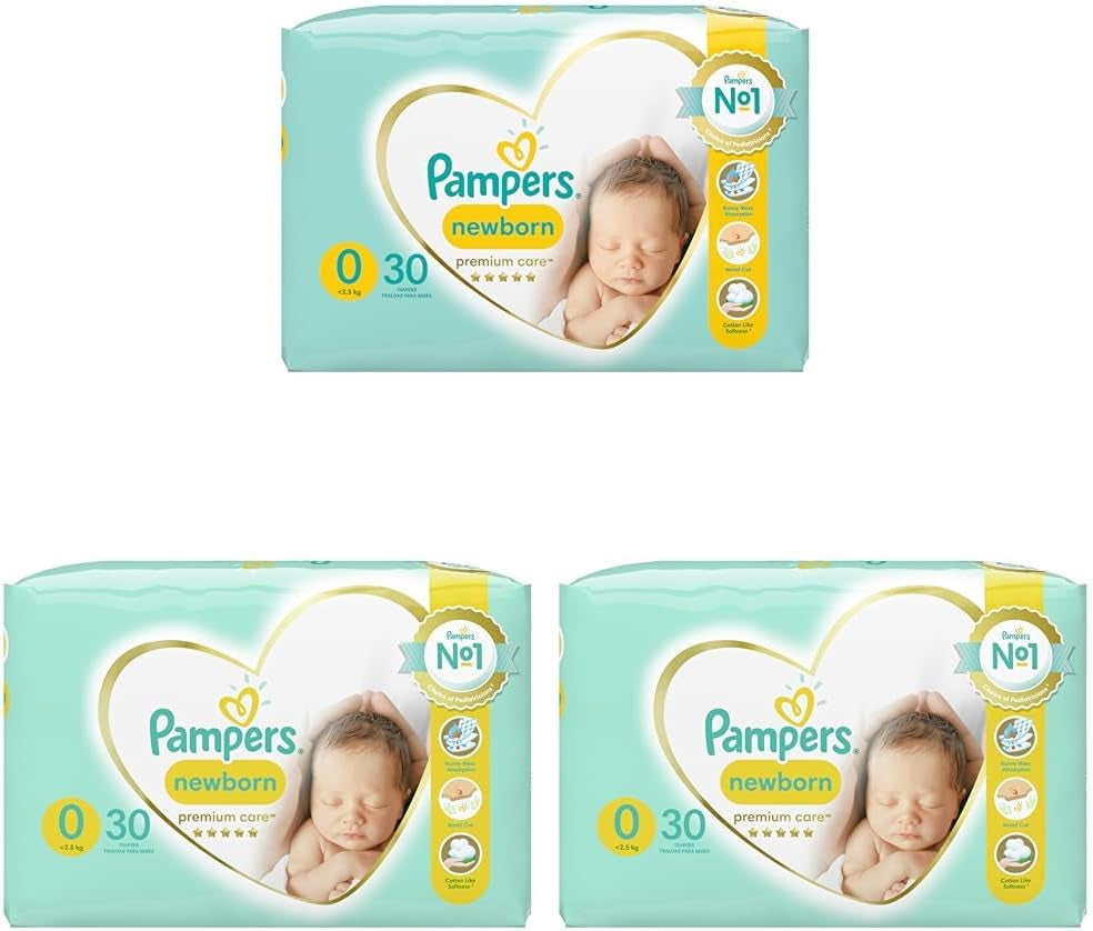 Pañales Pampers Talla 0 (<3 mimos