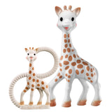 La Jirafa Sophie - Caja Regalo Bebé + Mordedor - Caucho 100% Natural - Set de Actividades para Bebé - Juguete de Aprendizaje Temprano
