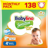 Pañales para bebé Sensitive talla 4, Maxi (8-13 kg), 20 piezas
