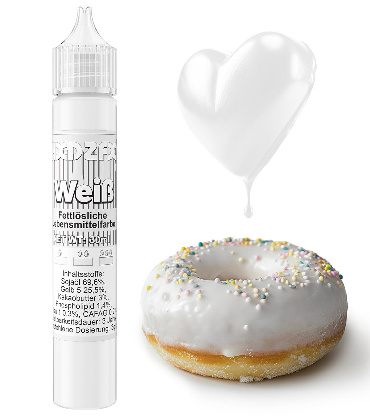 Colorante alimentario soluble en grasa - Colorante alimentario concentrado a base de aceite de 30 ml para colorante alimentario de chocolate para decoración de pasteles, fondant, crema de mantequilla, horneado, manualidades (azul marino)