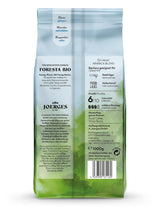 Café Joerges Foresta 1000g en grano entero tostado | Mezcla de Arábica de calidad | Para cafeteras portafiltro y totalmente automáticas | Café exprés