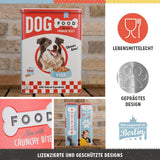 Nostalgic-Art Caja de almacenamiento retro XL, 4 l, Comida para perros - idea de regalo para dueños de perros, caja de almacenamiento para comida seca, diseño vintage Cajas de almacenamiento de alimentos Naty Shop