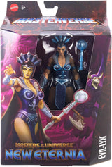 Figura de acción Masterverse de Masters of the Universe Aprox. 18cm de alto, New Eternia Evil-Lyn, Villana de juguete MOTU, Hechicera, 30 puntos de movimiento, Varita con bola de cristal, Figuras de acción JBP77 Naty Shop