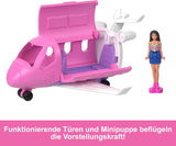 Mini BarbieLand Juegos de muñecas y vehículos de juguete Barbie, muñeca de 1.5" y vehículo de juguete sorpresa que cambia de color icónico, HYF40