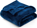 Utopia Ropa de cama Acogedora manta polar [228 x 228 cm, gris] Manta suave, ligera, cálida y esponjosa Manta cómoda y transpirable para cama, sofá, camas y mantas Besuche den Utopia Bedding-Store Azul marino 220 x 240 cm