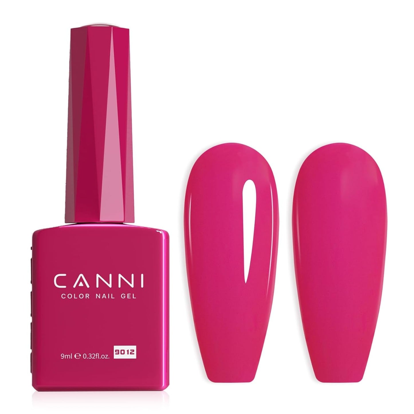 CANNI esmalte de uñas en gel, semipermanente, morado oscuro, esmalte de uñas, gel UV, remojo, manicura