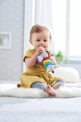 HABA 304771 - Figura Sonajero Perro Salchicha, juguete bebe de tela con motor sonajero, juguete a partir de 6 meses Juguetes Bebe Naty Shop