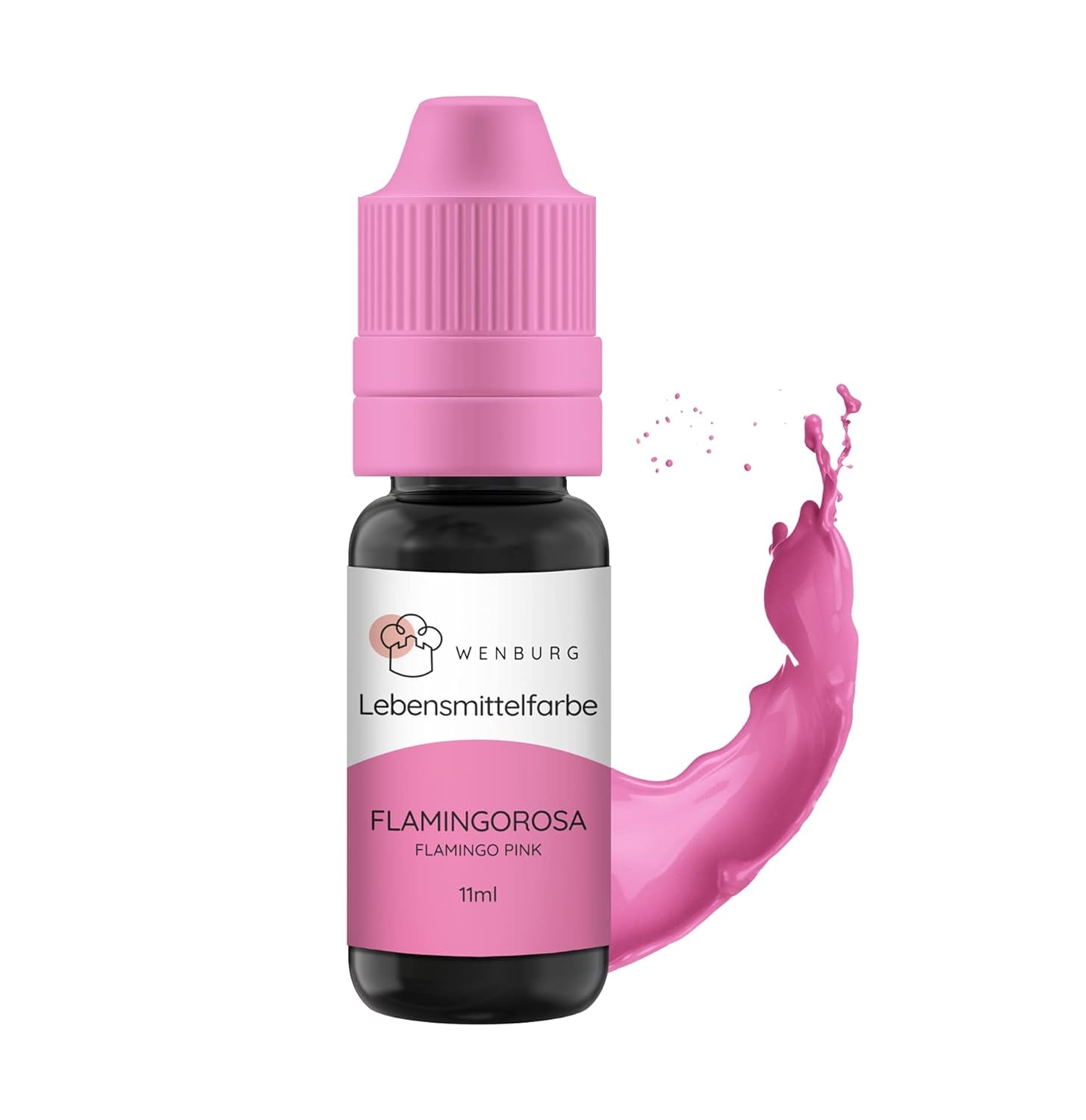 Colorante alimentario Wenburg, purpurina, 11 ml, concentrado, fabricado en la UE, líquido. Para colorear masa, bebidas, sabores, limo - Colorante alimentario con purpurina dorada - Colorante para pasteles dorado - Purpurina dorada