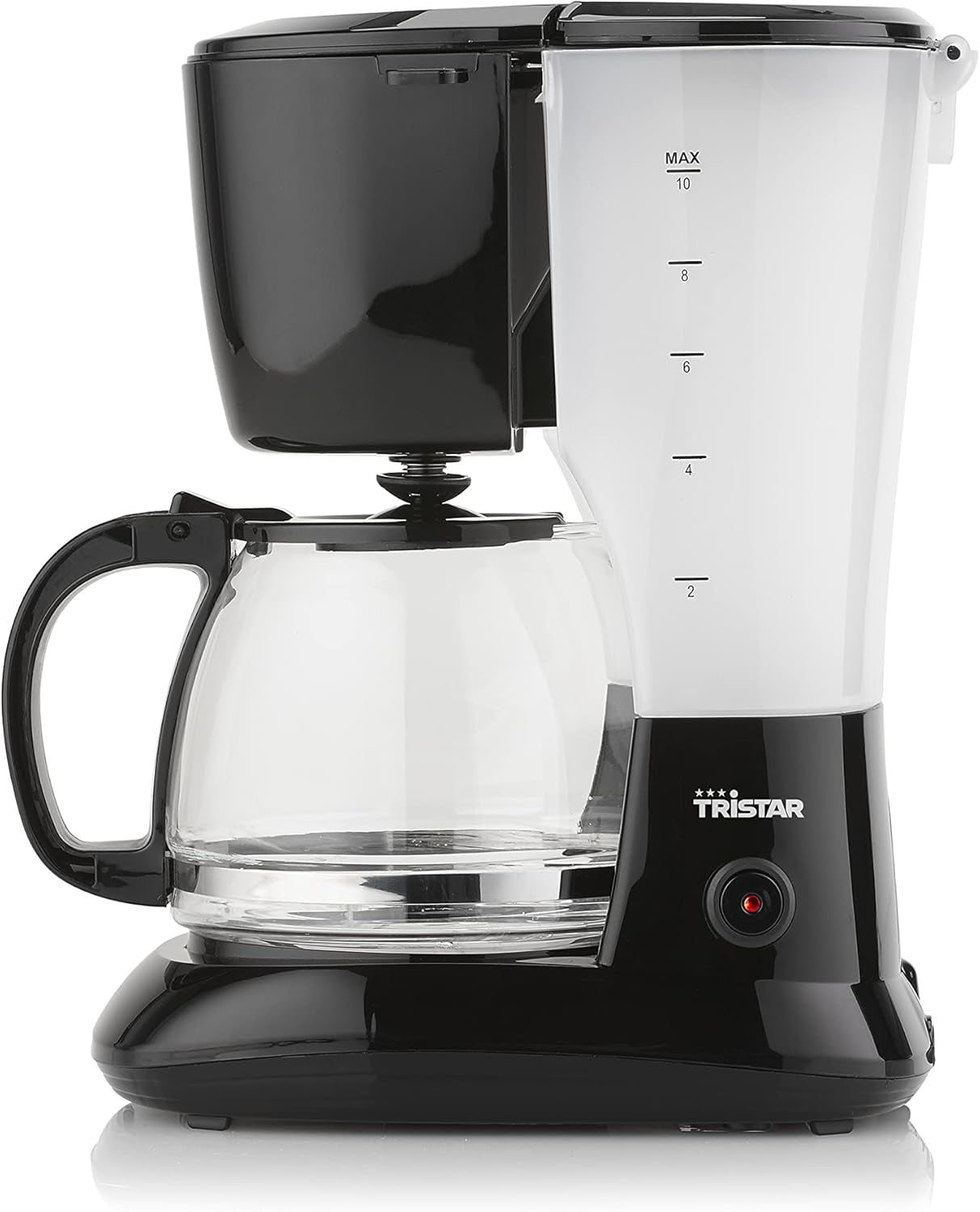Cafetera Tristar 1,25 L - Para 10-12 tazas, También apta para camping, CM-1245, Negra