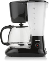 Cafetera Tristar 1,25 L - Para 10-12 tazas, También apta para camping, CM-1245, Negra