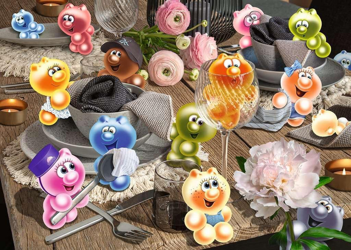 Ravensburger Puzzle 12000788 - Gelini pone la mesa - Puzzle de 1000 piezas para adultos y niños a partir de 14 años, Puzzle Naty Shop
