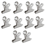 10 piezas Clips de uñas Clip de metal Clip de extensión de uñas Herramienta de arte de uñas Fijador de fibra de vidrio Accesorios de arte de uñas Equipo práctico duradero Salón de bricolaje para el hogar