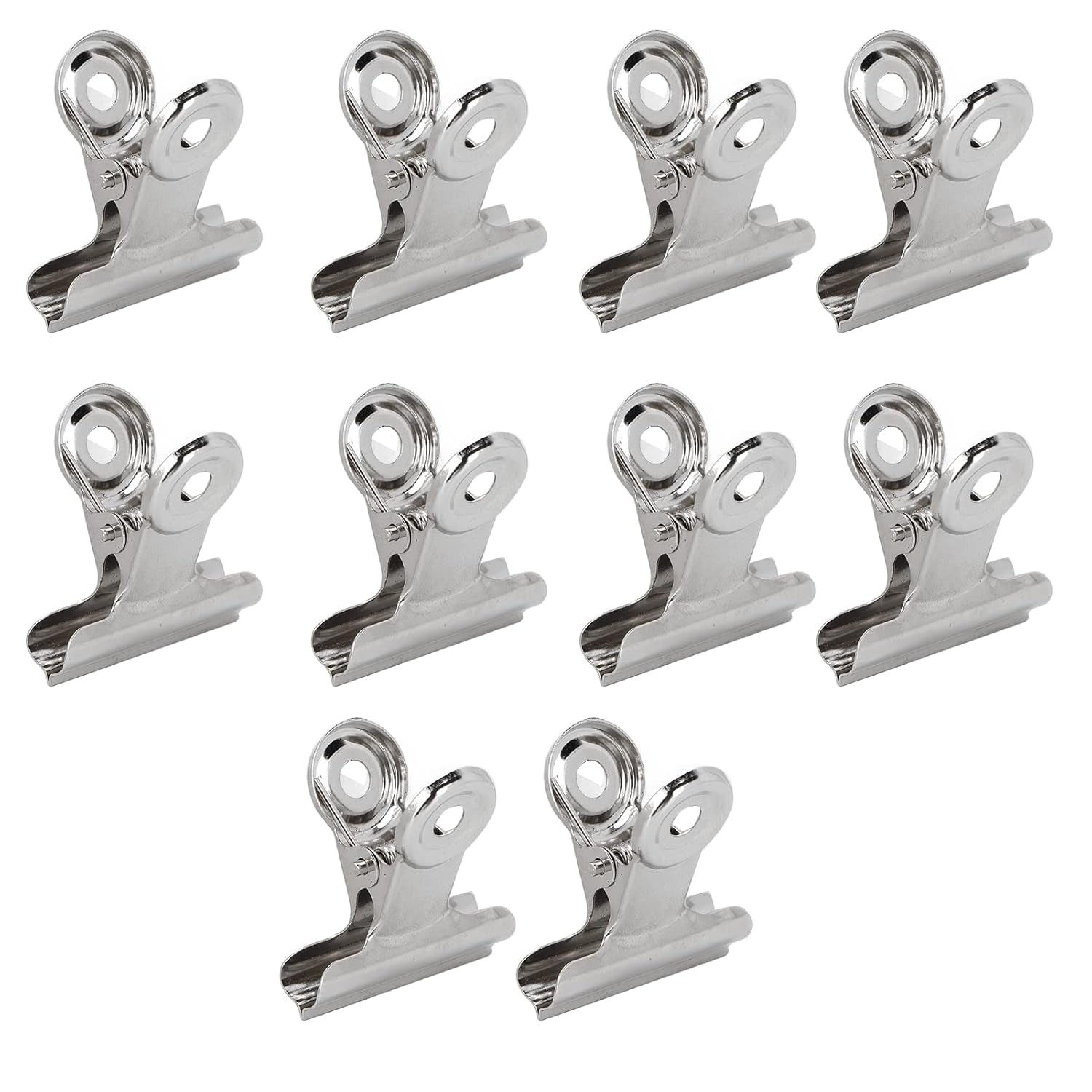 10 piezas Clips de uñas Clip de metal Clip de extensión de uñas Herramienta de arte de uñas Fijador de fibra de vidrio Accesorios de arte de uñas Equipo práctico duradero Salón de bricolaje para el hogar