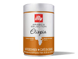 Café Illy, granos de espresso de la Selección de Arábica de Etiopía - paquete que contiene 2 dosis de 250 g cada una