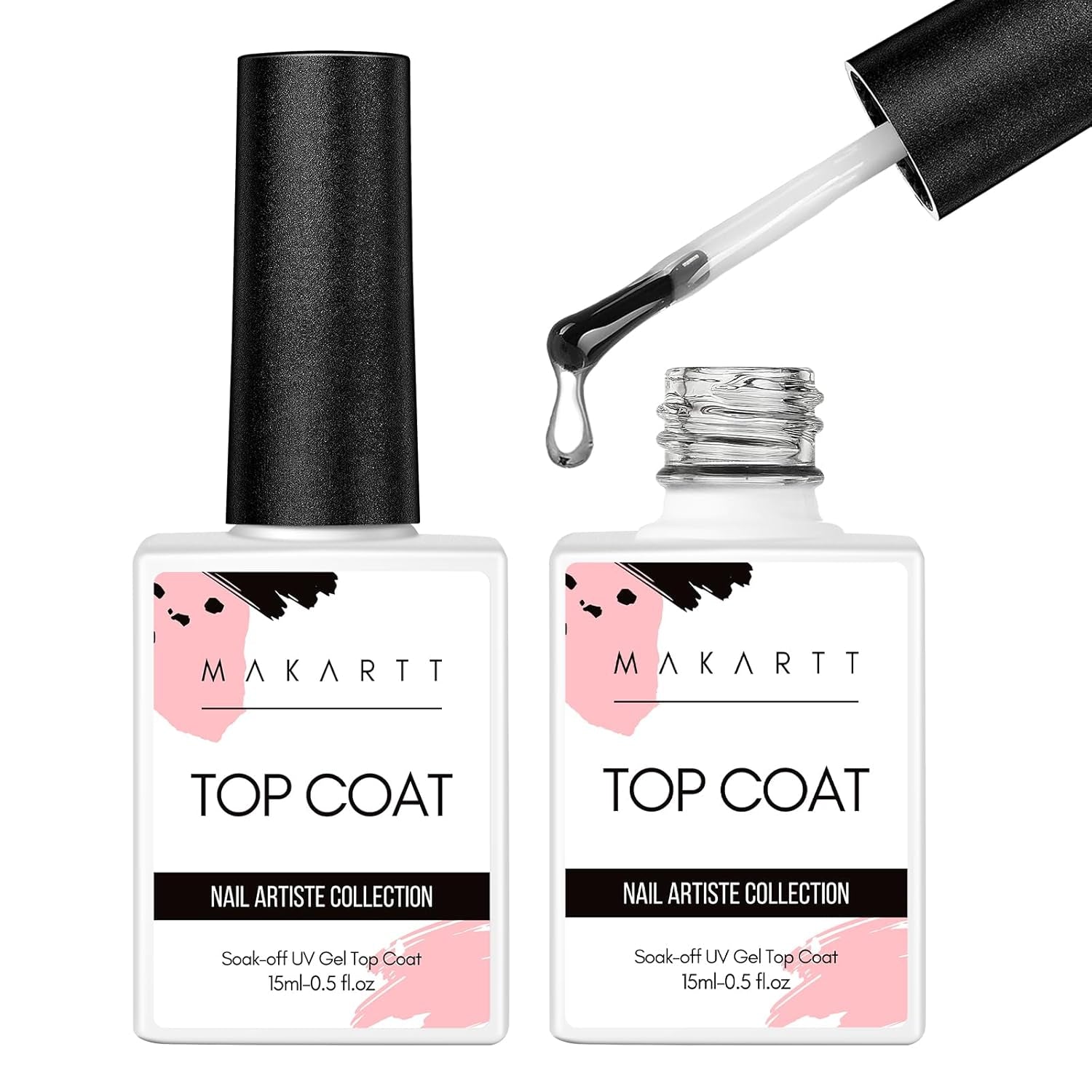 Makartt Esmalte de uñas en gel floreciente - Extensor de esmalte de uñas en gel floreciente de 15 ml con color mármol, pintura en gel, diseños de uñas de manicura DIY, flores, animales, acuarela, kit de manicura mágica