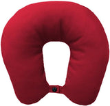 Lemos Home Almohada para el cuello con relleno de microfibra, almohada de apoyo para el cuello, cómoda almohada de viaje para avión, coche, oficina, ideal para camping, vacaciones y dispositivos de viaje (verde menta)