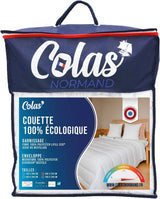 COLAS NORMAND - Edredón Ecológico - Cálido - 240 X 220 Cm - Sobre y relleno de botellas recicladas - Suave, sedoso y confortable - Fabricación cuidada Edredones y colchas Naty Shop 220X240 Cm Cálido