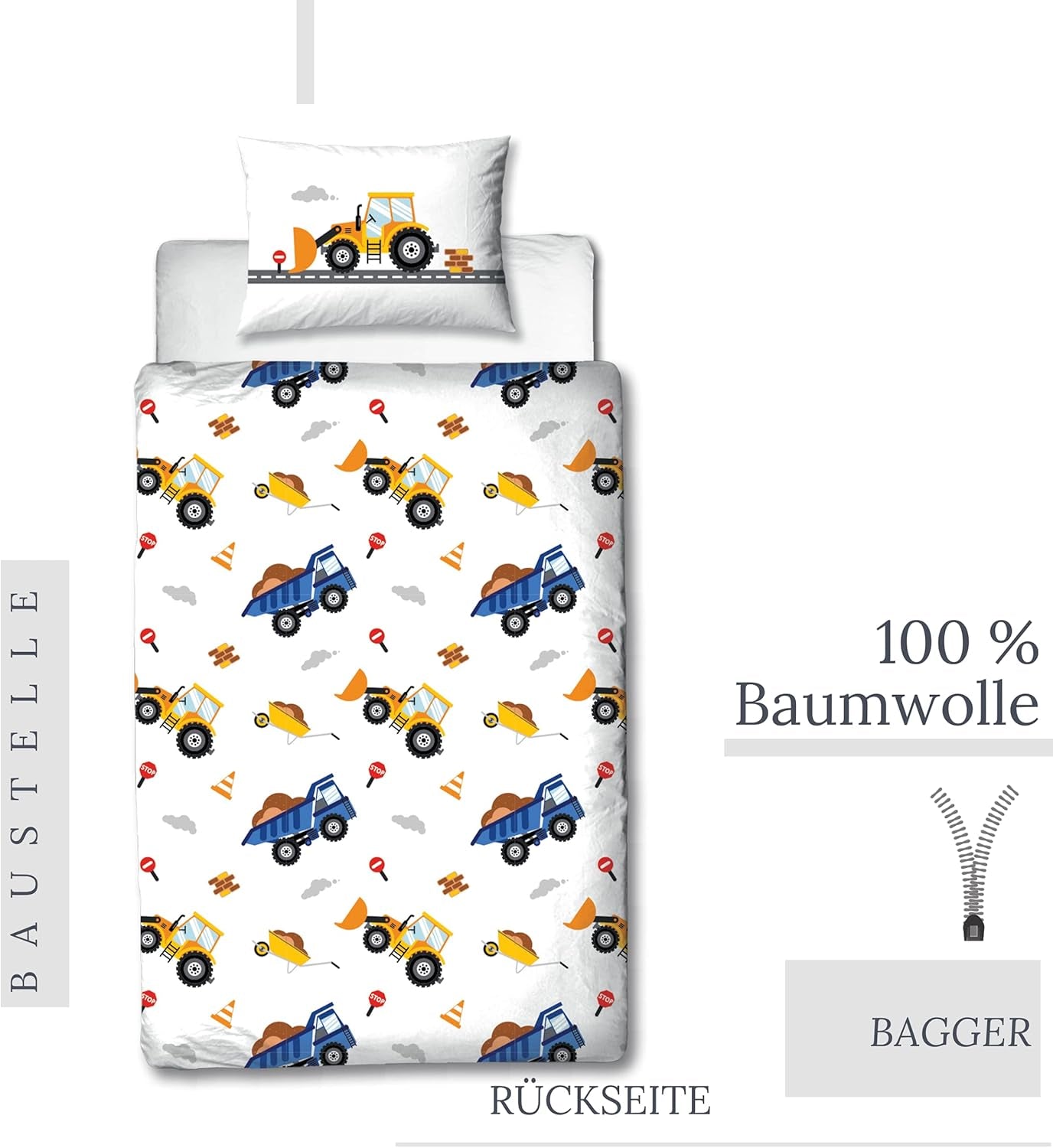 Ropa de cama para niños, algodón Ropa de cama - infantil Naty Shop