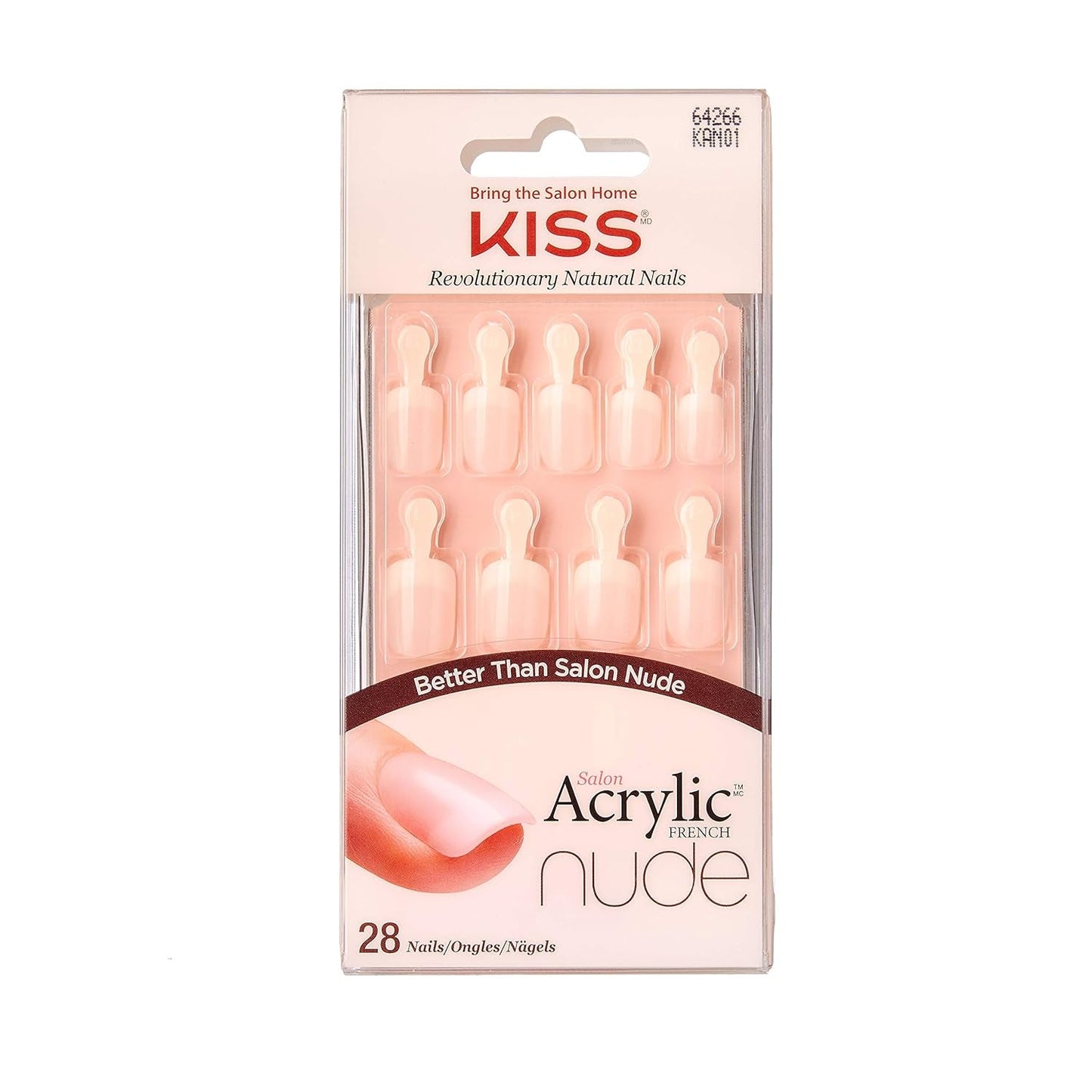 Kiss Nude Nails Cashmere & Nude Nails Uñas increíbles