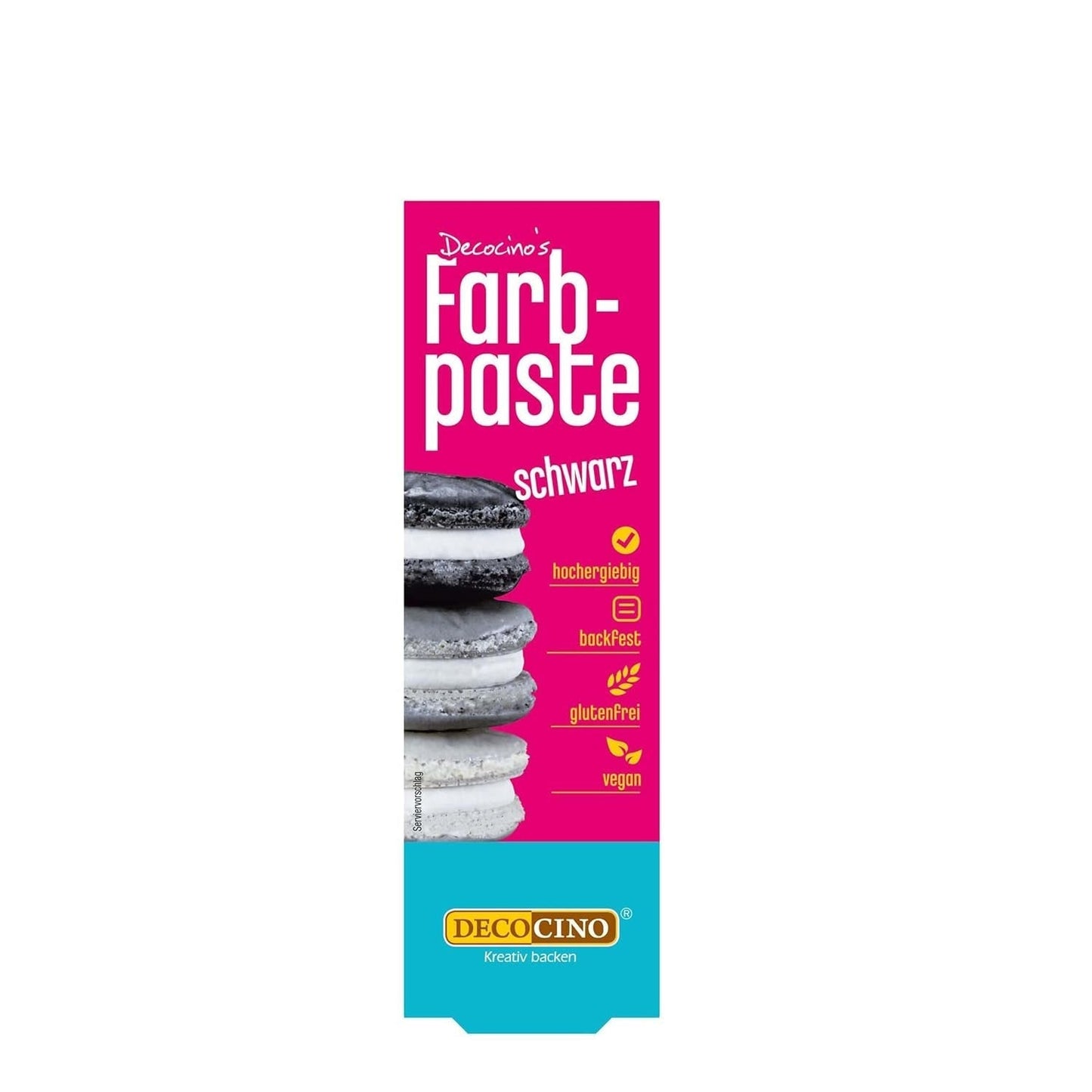 Pasta colorante rosa DECOCINO - 20 g - Colorante alimentario, ideal para colorear tartas, fondant y cremas - Sin ácidos grasos azoicos ni gluten