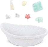 LullaBy – Bañera para muñecas – Set de baño – Juguete de baño – Accesorios para muñecas – Juego acuático realista – Niños 2+