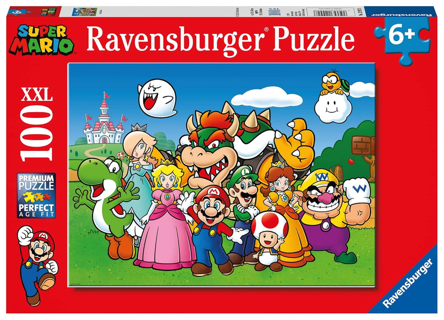 Puzzle para niños 100 piezas XXL - Nintendo Super Mario Fun Puzzle Naty Shop Single Single