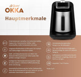 MÁQUINA DE CAFÉ TURCA Arzum OKKA RICH SPIN PRO (cromada)