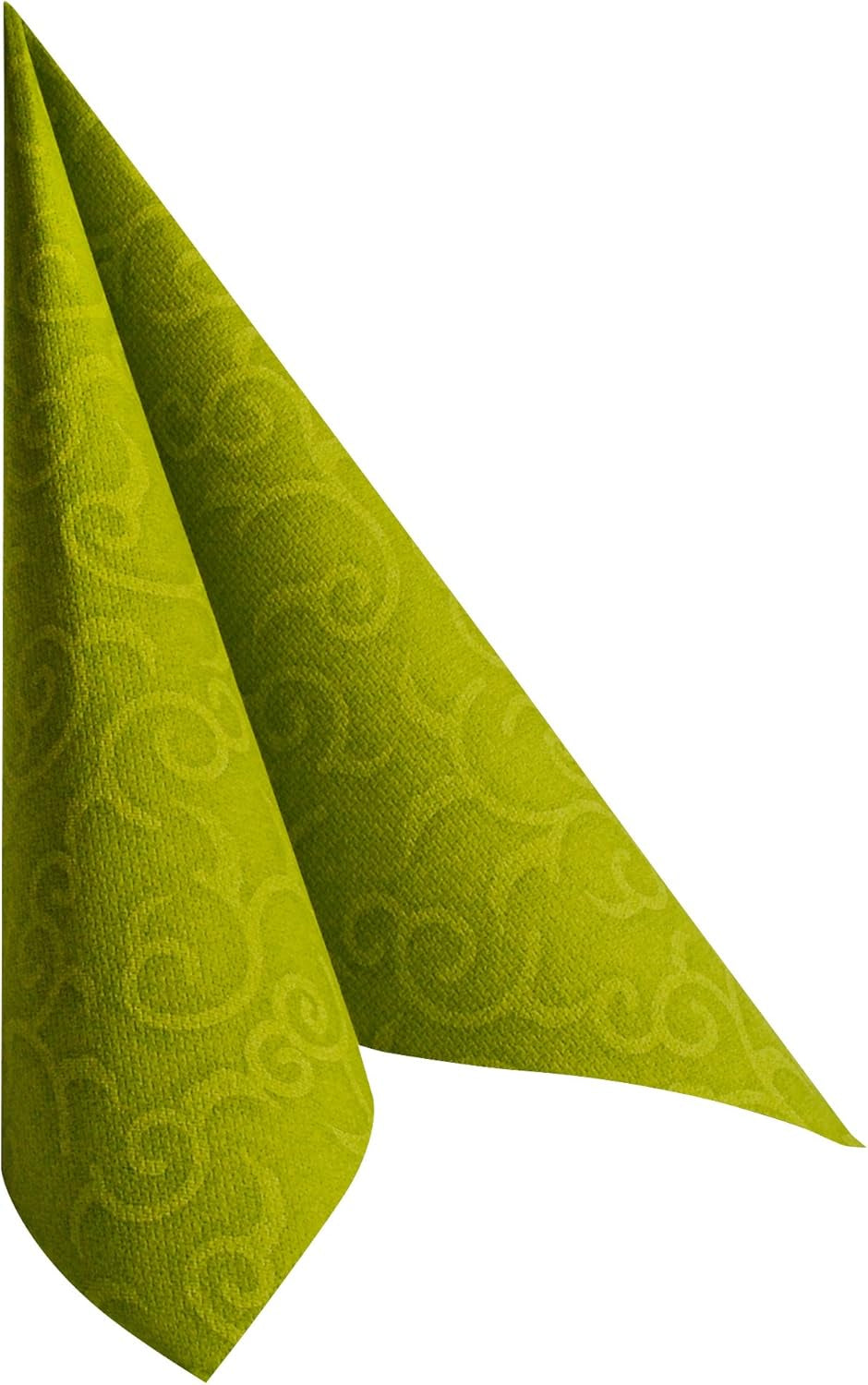 PAPSTAR 50 servilletas colección ROYAL pliegue 1/4 40 cm x 40 cm verde oliva Casali 84883 Servilletas decorativas Adornos de mesa para bodas, bautizos y catering