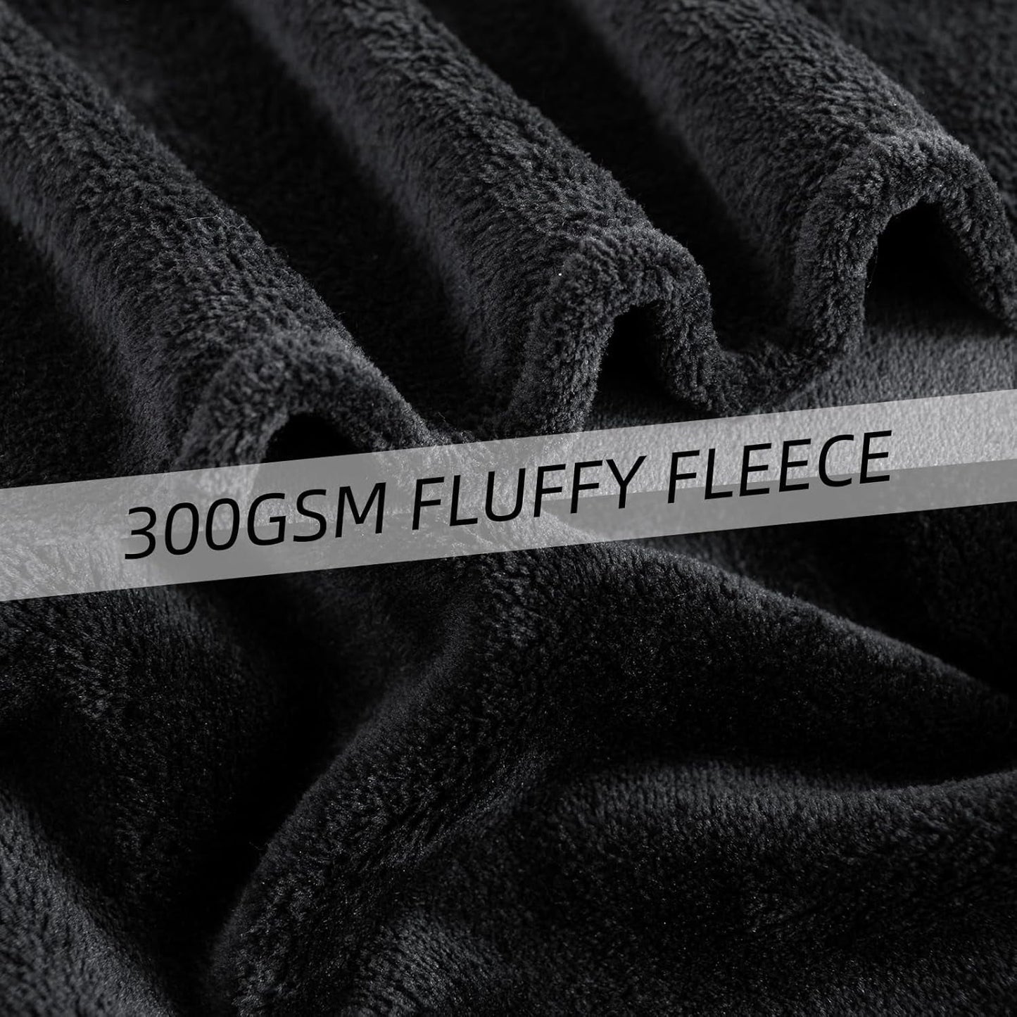 Manta Acogedora Manta Polar Mullida 130 X 150 Cm Mantas para Cama Manta para Sofá Mantas Y Mantas Grandes Y Suaves para Adultos Mantas para Sofá Cálidas Camas Y Mantas Negras Lavables A Máquina Good Nite