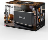 Torre T826175GRY Panera Renaissance, capacidad 16 l, tapa simple, gris Cajas para guardar alimentos Naty Shop